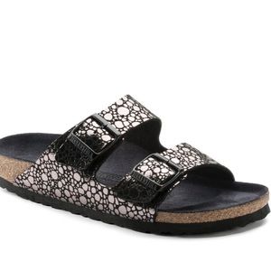 Birkenstock Birko-Flor Black/Metallic Stones 35 EU